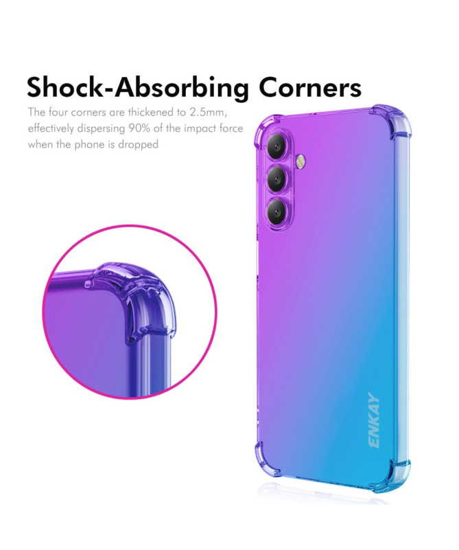 Coque Samsung Galaxy S25 Plus Transparente Bicolore