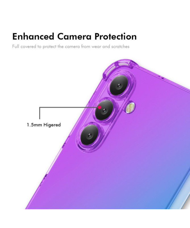 Coque Samsung Galaxy S25 Plus Transparente Bicolore