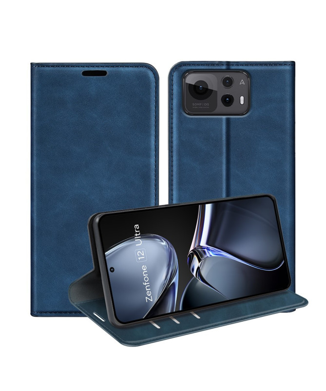 Étui Zenfone 12 Ultra simili cuir fonction stand