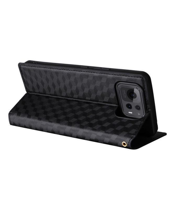 Housse Zenfone 12 Ultra flip cover design géométrie