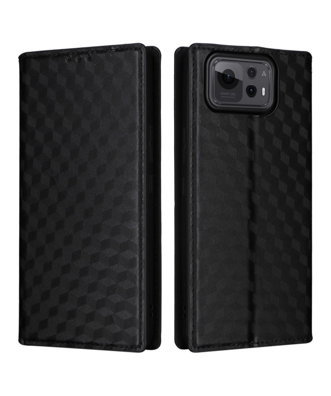 Housse Zenfone 12 Ultra flip cover design géométrie
