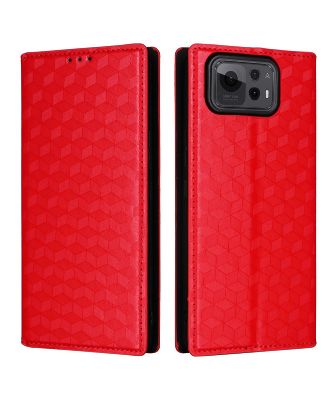 Housse Zenfone 12 Ultra flip cover design géométrie