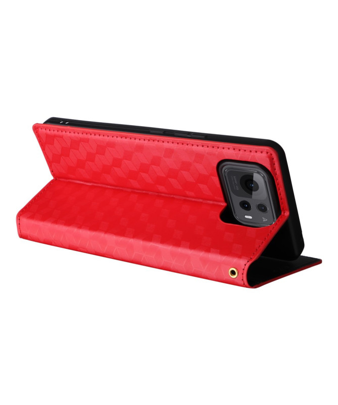 Housse Zenfone 12 Ultra flip cover design géométrie