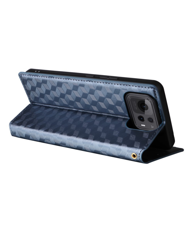 Housse Zenfone 12 Ultra flip cover design géométrie