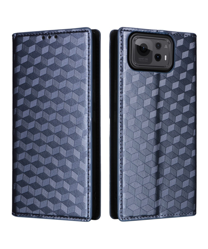 Housse Zenfone 12 Ultra flip cover design géométrie