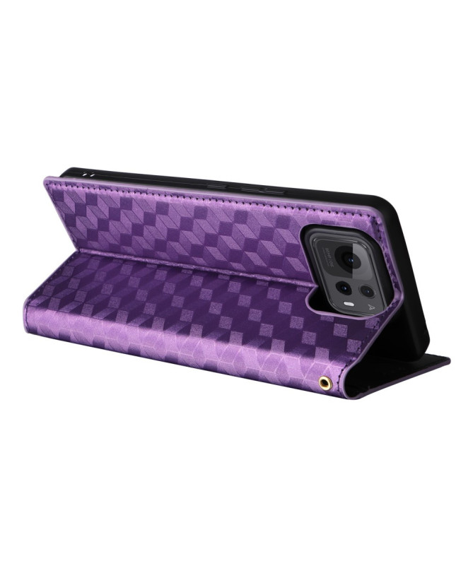 Housse Zenfone 12 Ultra flip cover design géométrie