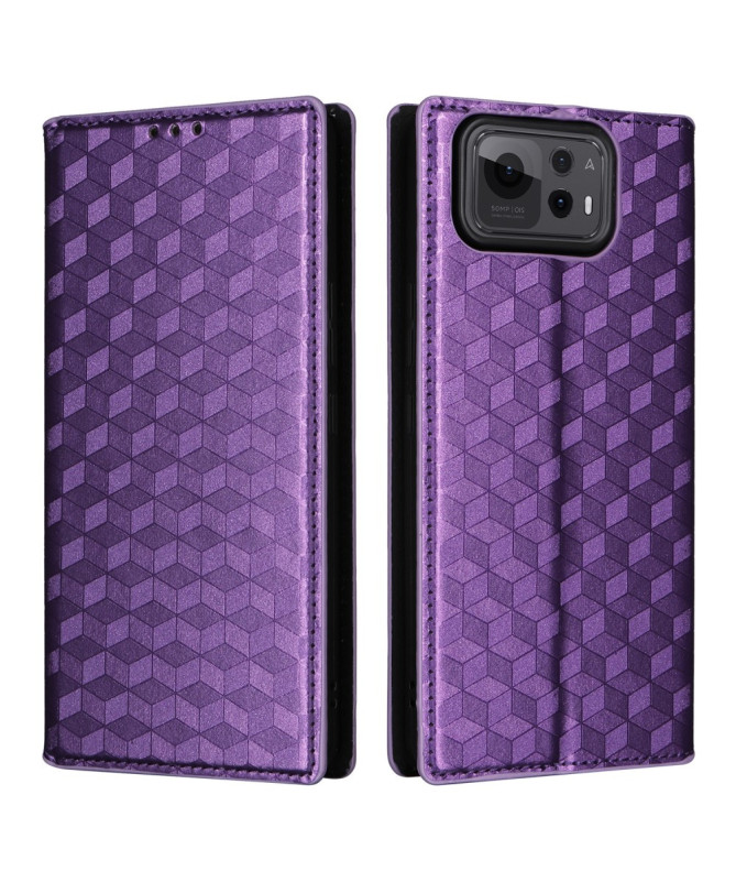 Housse Zenfone 12 Ultra flip cover design géométrie