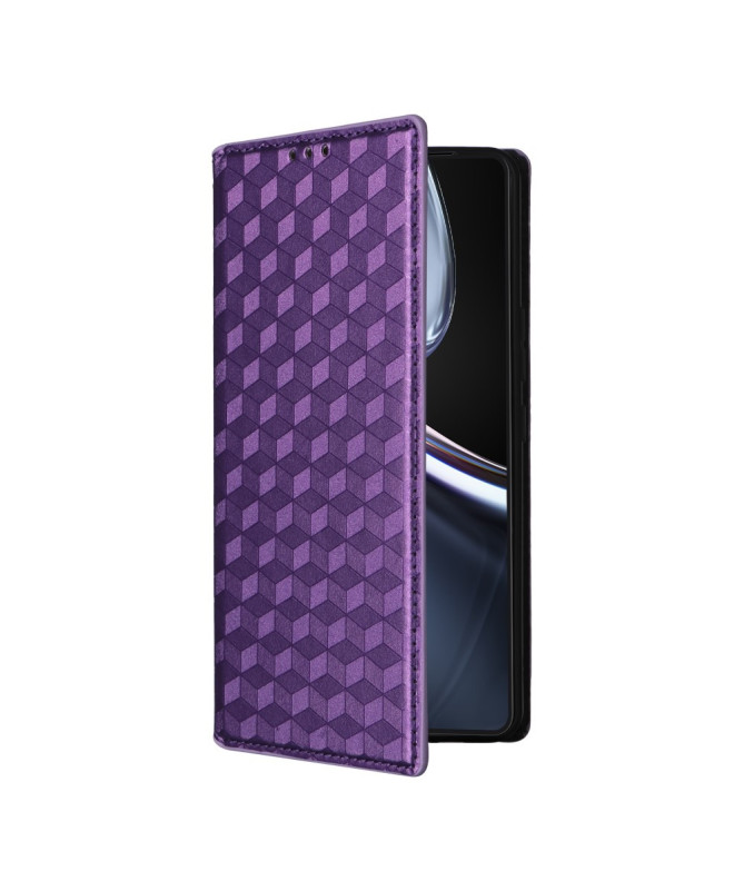 Housse Zenfone 12 Ultra flip cover design géométrie
