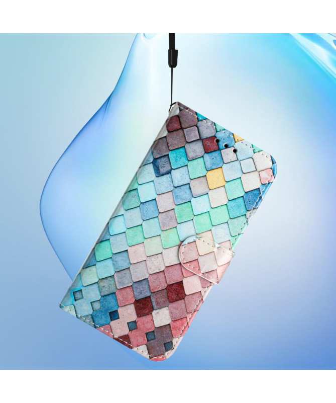 Housse Honor Magic 7 Lite Mosaïque Colorée