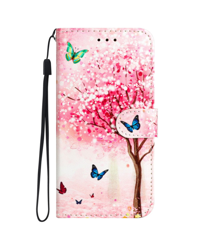 Housse Honor Magic 7 Lite Cerisier Papillons