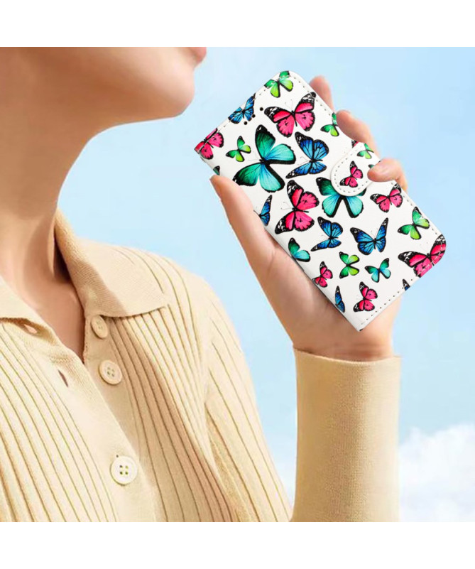 Housse Honor Magic 7 Lite Papillons Colorés