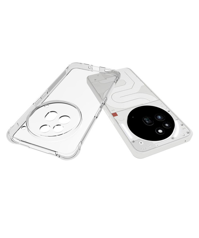 Coque Nothing Phone (3a) Pro transparente angles renforcés