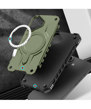 Coque iPhone 16 Plus Defender Magnetic Vert militaire - photo 22