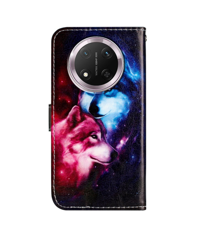 Housse Honor Magic 7 Lite Loups Galaxie