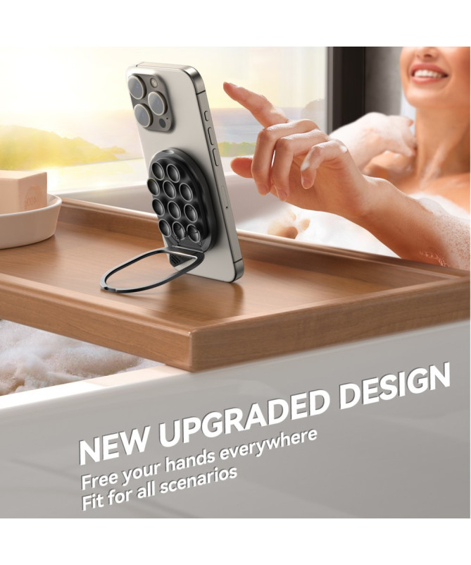 Support Téléphone | Fixation Ventouse et Magnétique