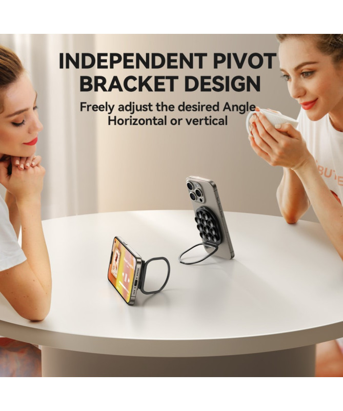 Support Téléphone | Fixation Ventouse et Magnétique