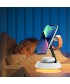 ORION CHARGE | Station de charge sans fil 3-en-1 magnétique 15W