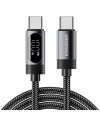 Câble USB-C vers USB-C 100W, affichage digital, 1M
