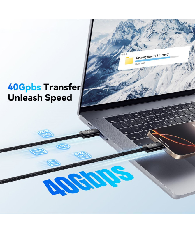 Câble Thunderbolt 4.0 240W