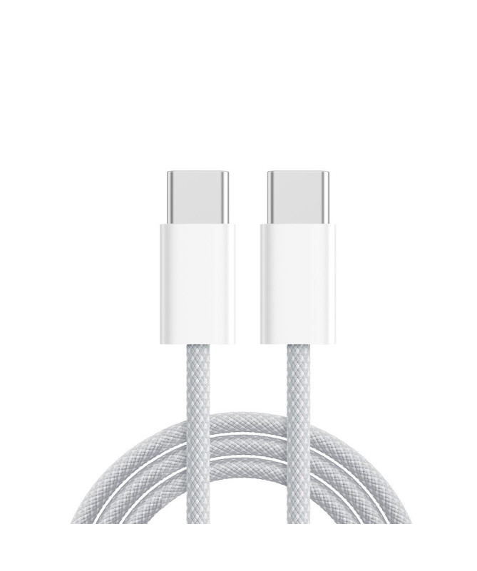 Câble USB-C vers USB-C, 1M, 60W, charge rapide