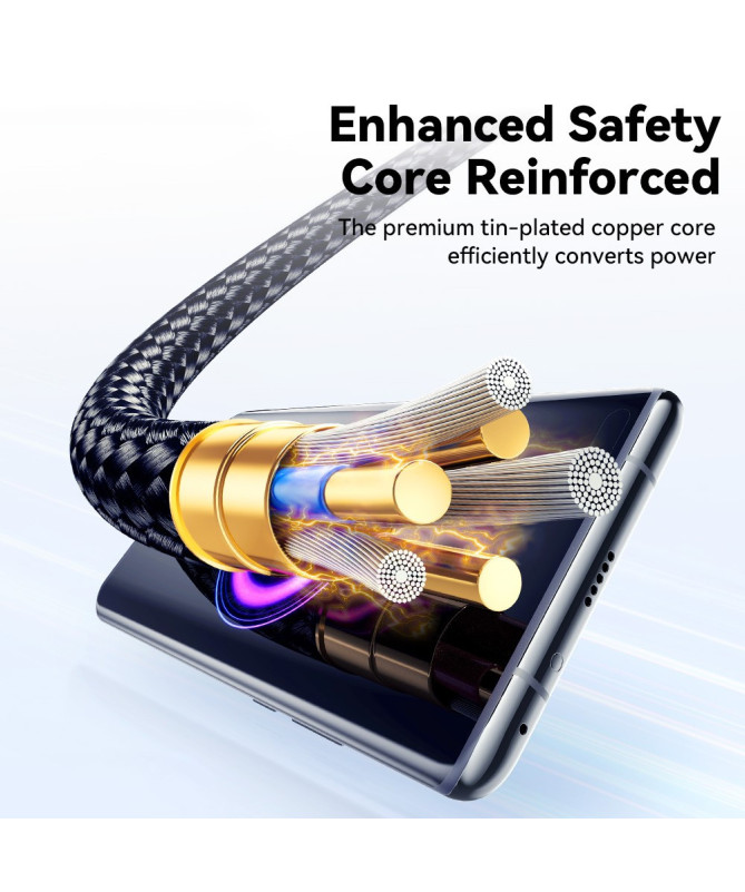 Câble USB-C 100W avec Affichage Digital – 3m