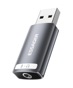 Adaptateur Audio USB vers Jack 3.5mm