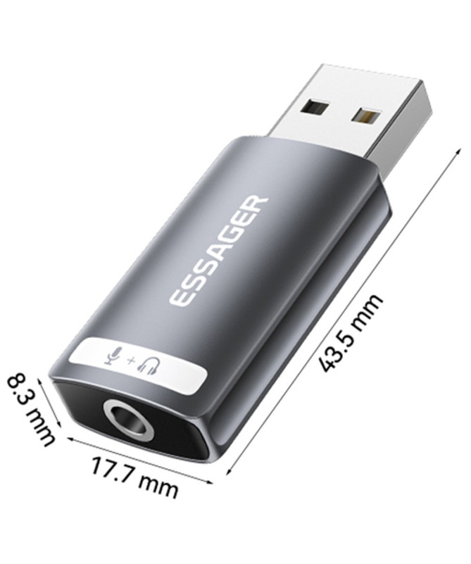 Adaptateur Audio USB vers Jack 3.5mm