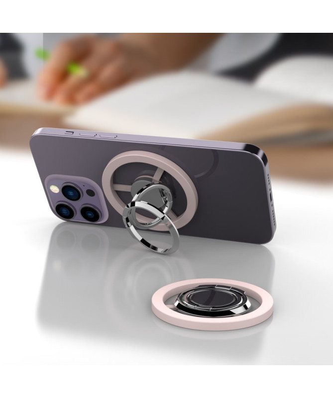 Support Anneau Magnétique | Rotation 360° & Béquille Pliable