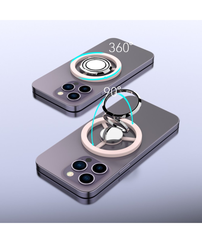 Support Anneau Magnétique | Rotation 360° & Béquille Pliable