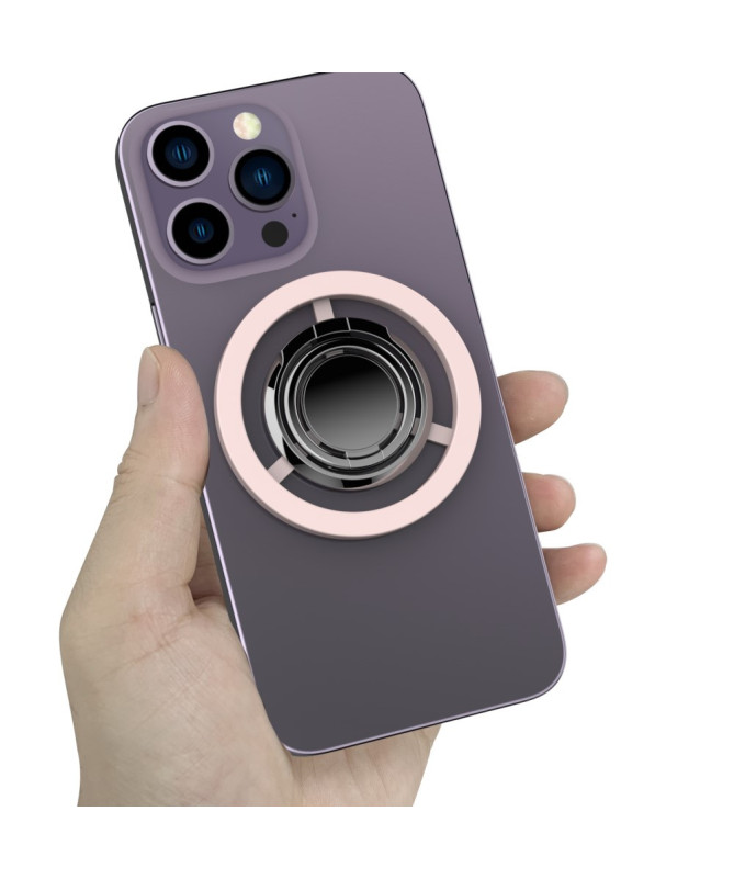 Support Anneau Magnétique | Rotation 360° & Béquille Pliable