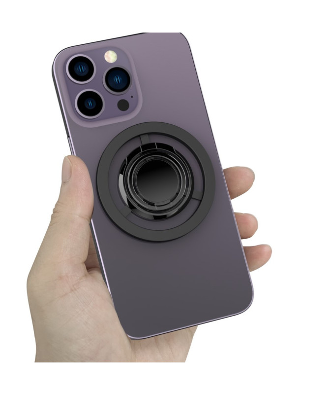 Support Anneau Magnétique | Rotation 360° & Béquille Pliable