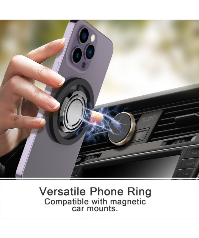 Support Anneau Magnétique | Rotation 360° & Béquille Pliable
