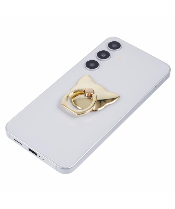 Support Anneau Chat | Prise Sécurisée & Béquille