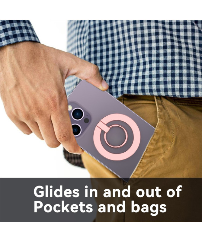 Support Téléphone A675 Anneau Métallisé