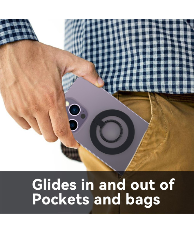 Support Téléphone A675 Anneau Métallisé