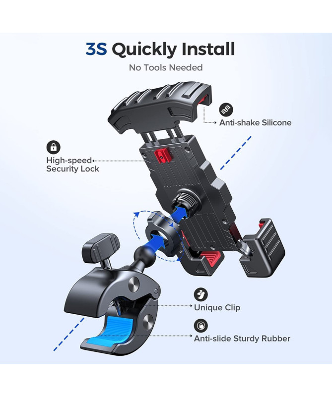Support Moto Anti-Chute