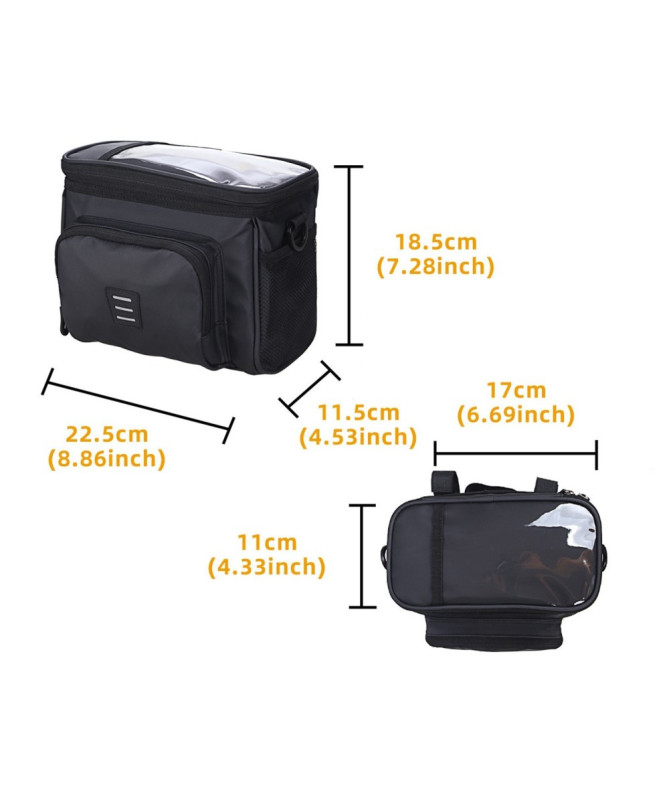 Sacoche Vélo Isotherme avec Porte-Téléphone