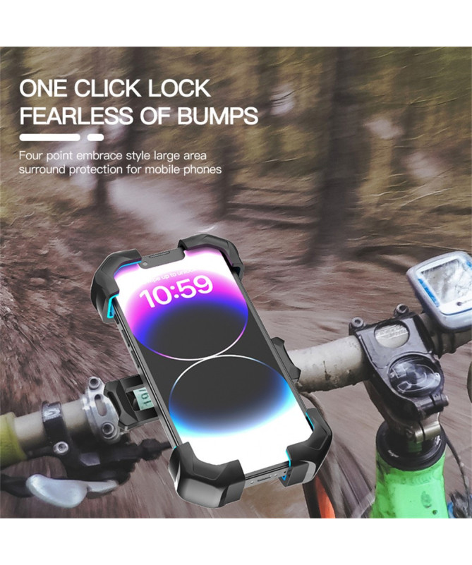 Support Téléphone Moto 360° Anti-Vibration