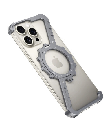 Coque iPhone 16 Plus / 14 Pro Max / 13 Pro Max Structure Z Magnétique Gris Foncé - photo 9