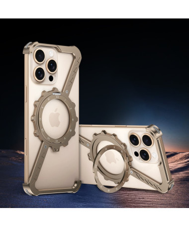 Coque iPhone 16 Plus / 14 Pro Max / 13 Pro Max Structure Z Magnétique Or - photo 11