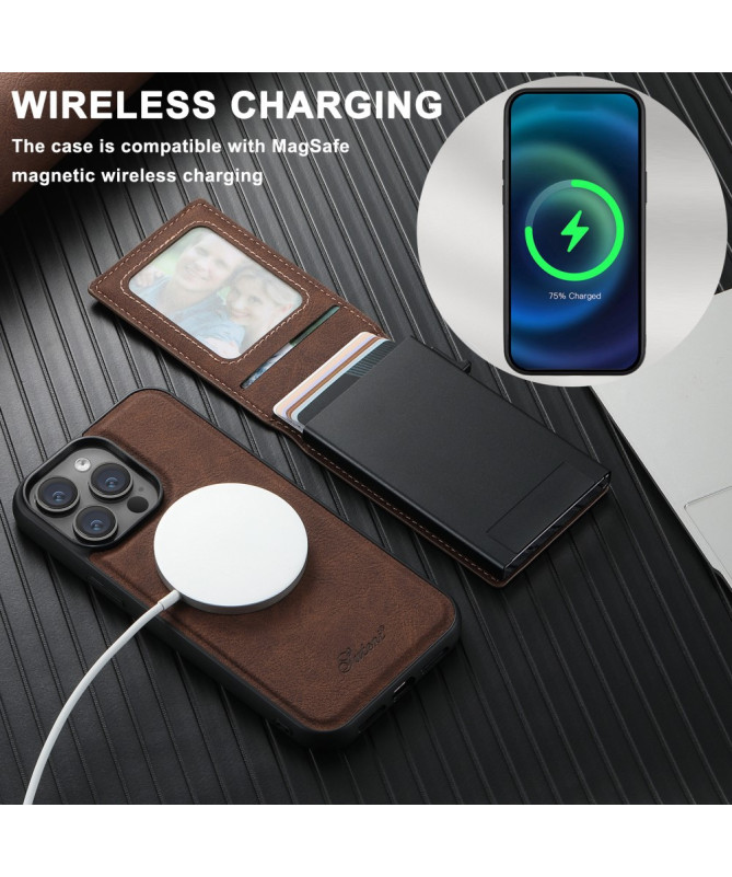 Coque iPhone 13 Pro Max Protection H19 Cuir 2-en-1