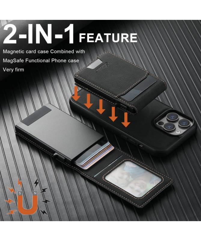 Coque iPhone 13 Pro Max Protection H19 Cuir 2-en-1