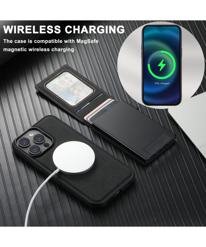 Coque iPhone 13 Pro Max Protection H19 Cuir 2-en-1