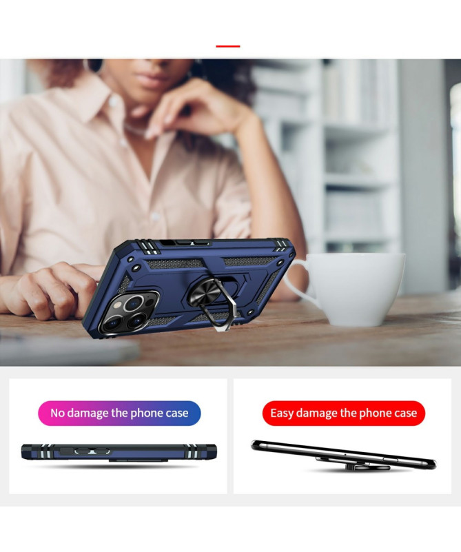 Coque iPhone 13 Pro Max Hybride Fonction Support