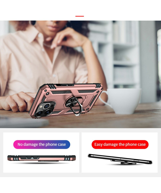 Coque iPhone 13 Pro Max Hybride Fonction Support