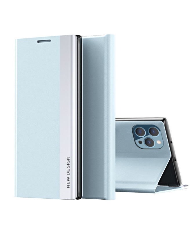 Etui iPhone 13 Pro Max Business effet cuir Magnet