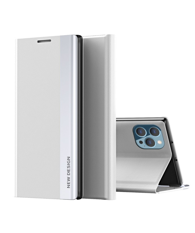 Etui iPhone 13 Pro Max Business effet cuir Magnet