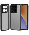 Coque Xiaomi 15 transparente noire mate