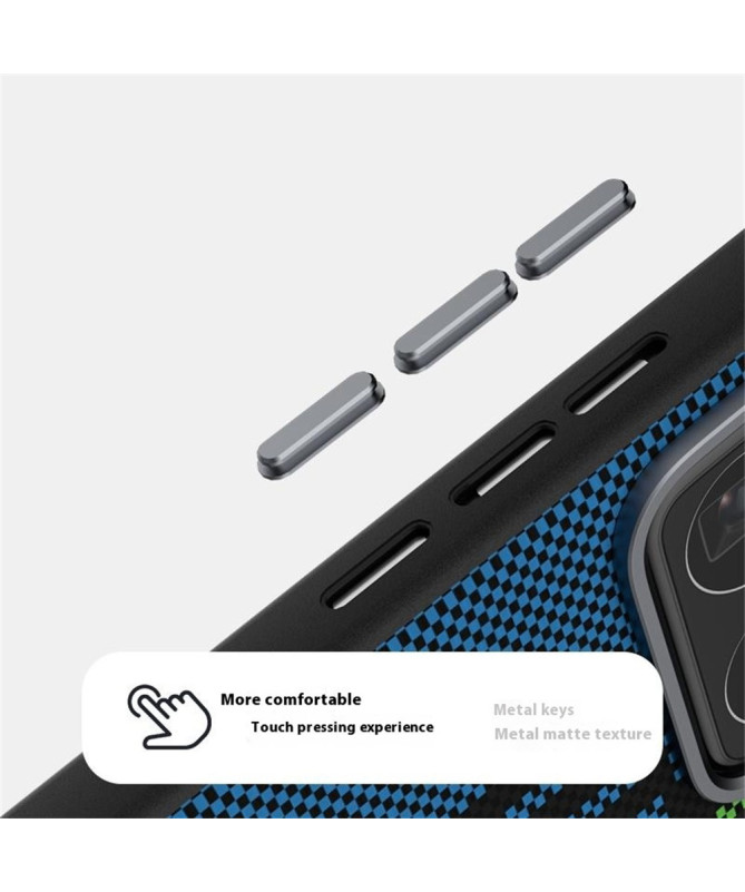 Coque Xiaomi 15 Racing ABEEL Compatible MagSafe - Bleu