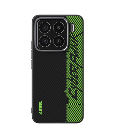 Coque Xiaomi 15 Racing ABEEL Noir et Vert Compatible MagSafe